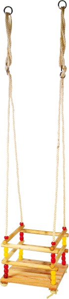 Kleinkinder-Schaukelsitz Rot-Gelb