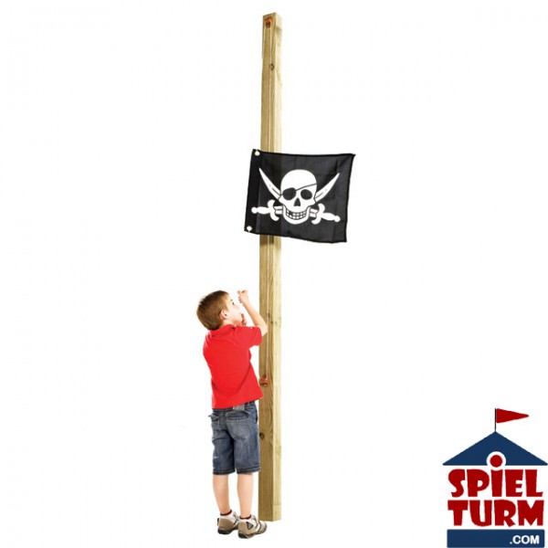 Fahne mit Hisssystem Pirat
