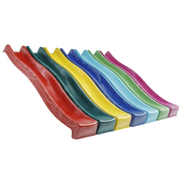 Wellenrutschbahn ROCLI mit Wasseranschluss, Podesthöhe 1,50 m, in verschiedenen Farben