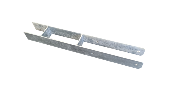 Pfostenschuhe Doppel-H 90x600 ohne Verschraubung