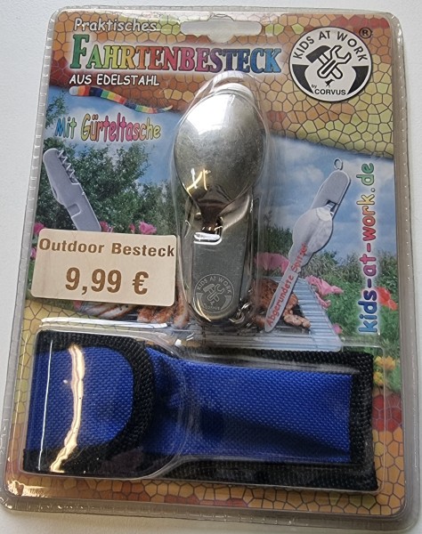 Fahrtenbesteck aus Edelstahl